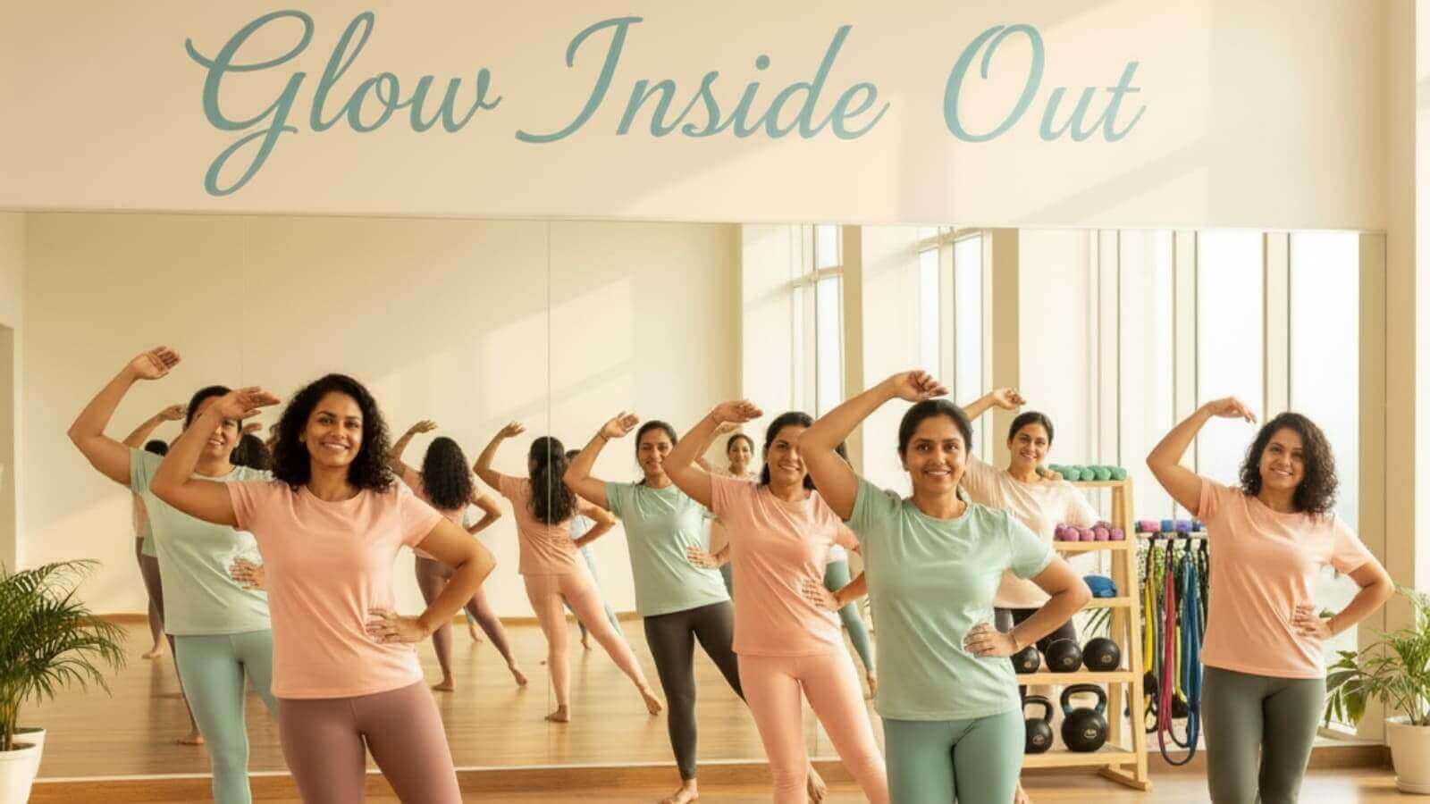 Women training together in the Everyday Glow program