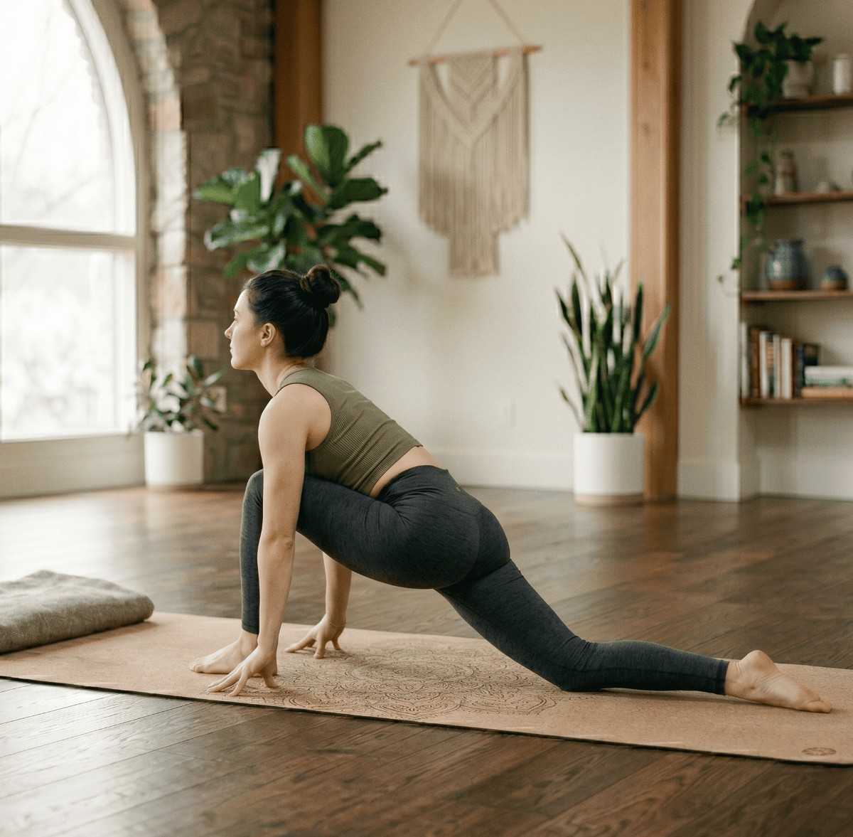 Low Lunge yoga pose